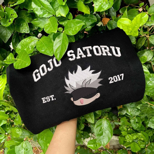 Jujutsu Kaisen Character Embroidered Shirt - Gojo Satoru