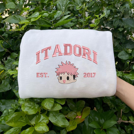 Jujutsu Kaisen Character Embroidered Shirt - Itadori Yuji