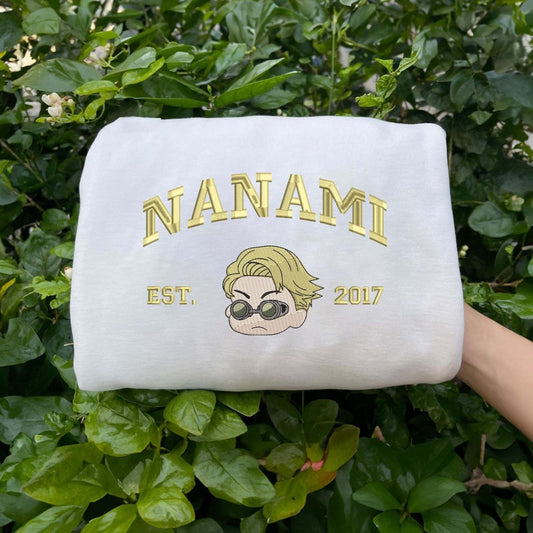 Jujutsu Kaisen Character Embroidered Shirt - Nanami Kento