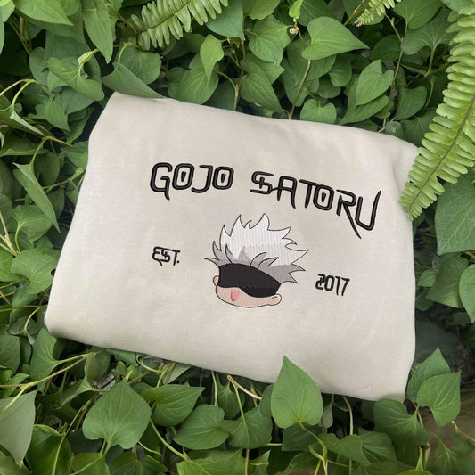 Jujutsu Kaisen Character Embroidered Shirt - Gojo Satoru