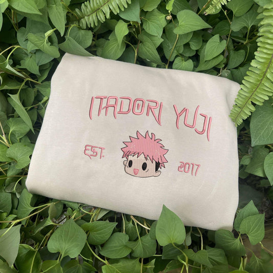 Jujutsu Kaisen Character Embroidered Shirt - Itadori Yuji