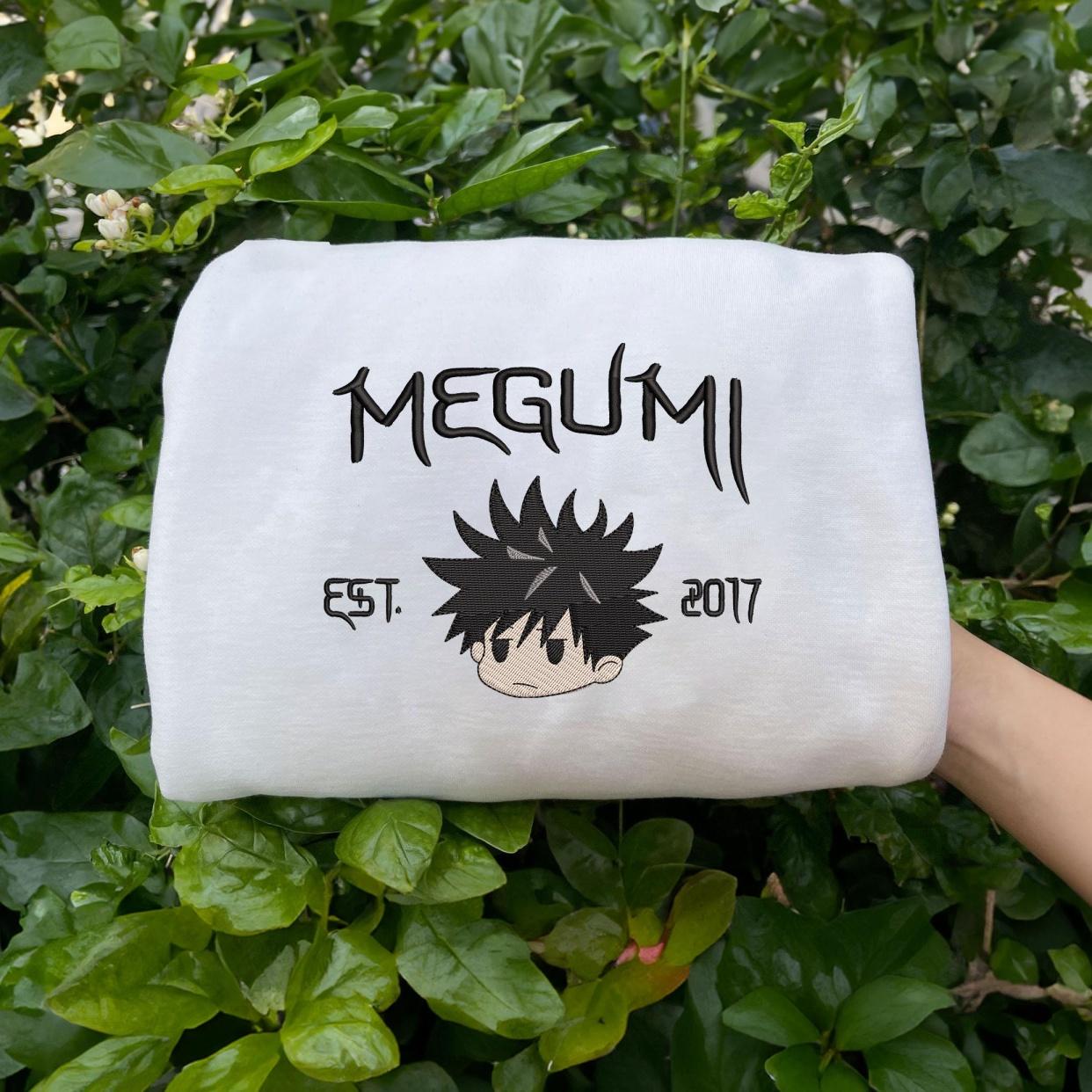 Jujutsu Kaisen Character Embroidered Shirt - Megumi Fushiguro